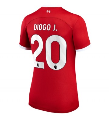 Liverpool Diogo Jota #20 Primera Equipación Mujer 2023-24 Manga Corta